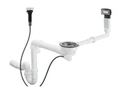 Hansgrohe Garnitures De Vidage - Garniture De Vidage Automatique Et De Trop-plein Pour évier, Inox 43931800