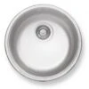 Novaservis Éviers - Évier Rond, Diamètre 430 Mm, Avec Trop-plein, Inox DR43 -Cuisine Articles Magasin 352ec798ccf4f1a785d44b18