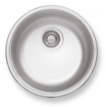 Novaservis Éviers - Évier Rond, Diamètre 430 Mm, Avec Trop-plein, Inox DR43 3 Novaservis Éviers - Évier Rond, Diamètre 430 Mm, Avec Trop-plein, Inox DR43