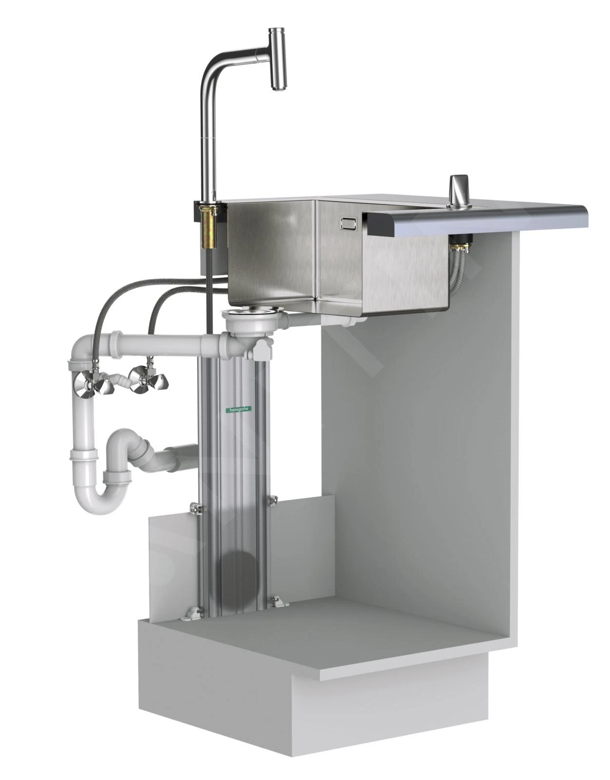 Hansgrohe M54 - Mitigeur D'évier Talis Avec Douchette Extractible, SBox, Chrome 72801000 6 Hansgrohe M54 - Mitigeur D'évier Talis Avec Douchette Extractible, SBox, Chrome 72801000 – Image 4