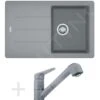 Franke Colonnes - Set De Cuisine G57, évier En Granit BFG 611-78, Pierre Gris + Robinet FC 9547, Pierre Gris 114.0323.918