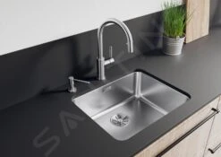 Blanco Solis 500 - Évier, 540x440 Mm, Inox Brossé 526122 -Cuisine Articles Magasin 368e78f5b805640ee7add997