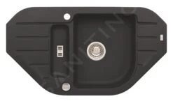 Alveus Niagara - Évier En Granit 900x500 Mm, Avec Commande De Vidage, Twilight 1107864