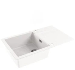 Alveus Cadit - Évier En Granit 860x500 Mm, Avec Commande De Vidage, Arctique 1132027 -Cuisine Articles Magasin 37a81245e6c46c7de82a8ef7