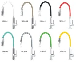 Novaservis Ferro - Mitigeur D&apos;évier Avec Bras Flexible, 2 Jets, Noir / Chrome 70730,0C -Cuisine Articles Magasin 37fbfff920d0a0c9f0035bb0