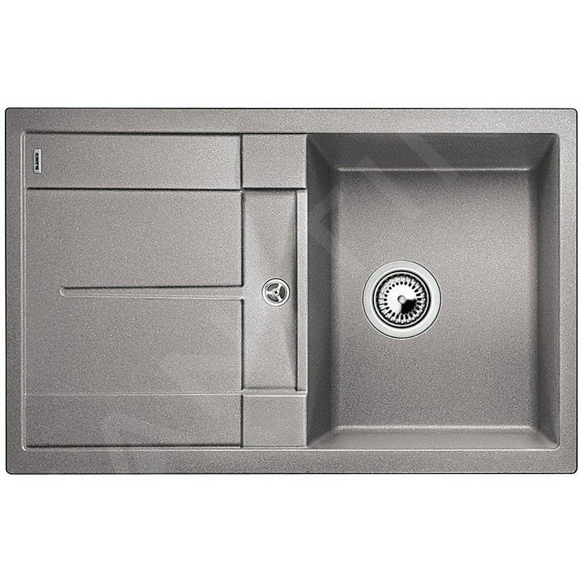 Blanco Metra 45 - Évier En Silgranit, 780x500 Mm, Aluminium 513186 3 Blanco Metra 45 - Évier En Silgranit, 780x500 Mm, Aluminium 513186
