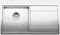 Blanco Divon II - Évier, 860x510 Mm,avec égouttoir Et Commande Excentrique , Inox 521657