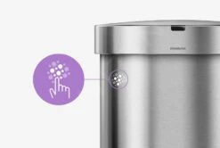 Simplehuman Poubelles - Poubelle Sans Contact Avec Commande De Mouvement , 45 L, Inox Brossé ST2009 23 Simplehuman Poubelles - Poubelle Sans Contact Avec Commande De Mouvement , 45 L, Inox Brossé ST2009 -Cuisine Articles Magasin 3b0155da9f151690679ed0ec