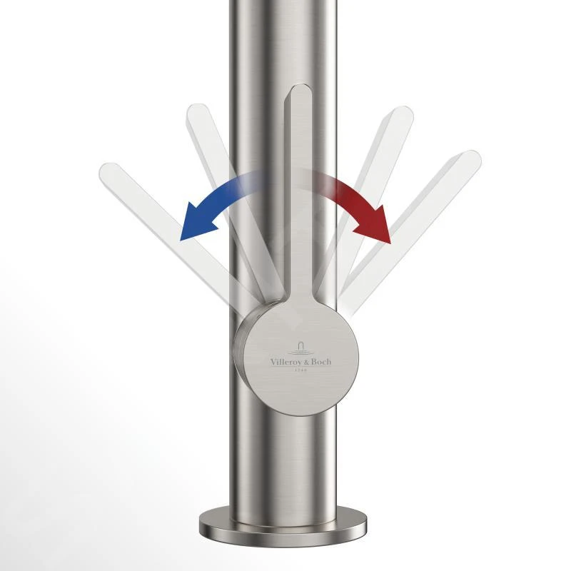 Villeroy & Boch Finera - Mitigeur D'évier, Inox 927000LC 8 Villeroy & Boch Finera - Mitigeur D'évier, Inox 927000LC – Image 6