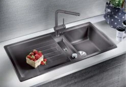 Blanco Lexa 5 - Évier En Silgranite, 950x500 Mm, InFino, Aluminium 524922 8 Blanco Lexa 5 - Évier En Silgranite, 950x500 Mm, InFino, Aluminium 524922 -Cuisine Articles Magasin 3d787c18da917008d7132519