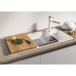 Blanco Accessoires - Planche à Découper Axia III, 368x235 Mm, Frêne 234051 -Cuisine Articles Magasin 3dc820d2fc8c61176b14da4f