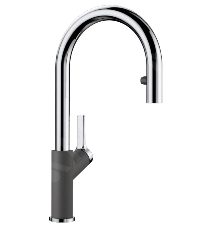 Blanco Carena S - Mitigeur D'évier Avec Bec Extractible, Gris Rocher/chrome 521359 3 Blanco Carena S - Mitigeur D'évier Avec Bec Extractible, Gris Rocher/chrome 521359