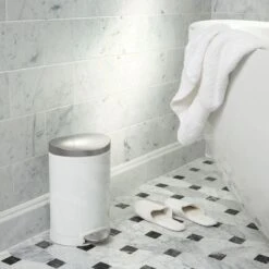 Simplehuman Poubelles - Poubelle 6 L, Blanc CW1835CB -Cuisine Articles Magasin 3e0c95000777501db0360616