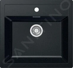 Franke Colonnes - Ensemble De Cuisine T102, évier En Tectonite SID 610 Et Mitigeur FP 9000.031, Noir / Chrome 143.0675.710 -Cuisine Articles Magasin 413760ddf9a7f7945e4fcd69