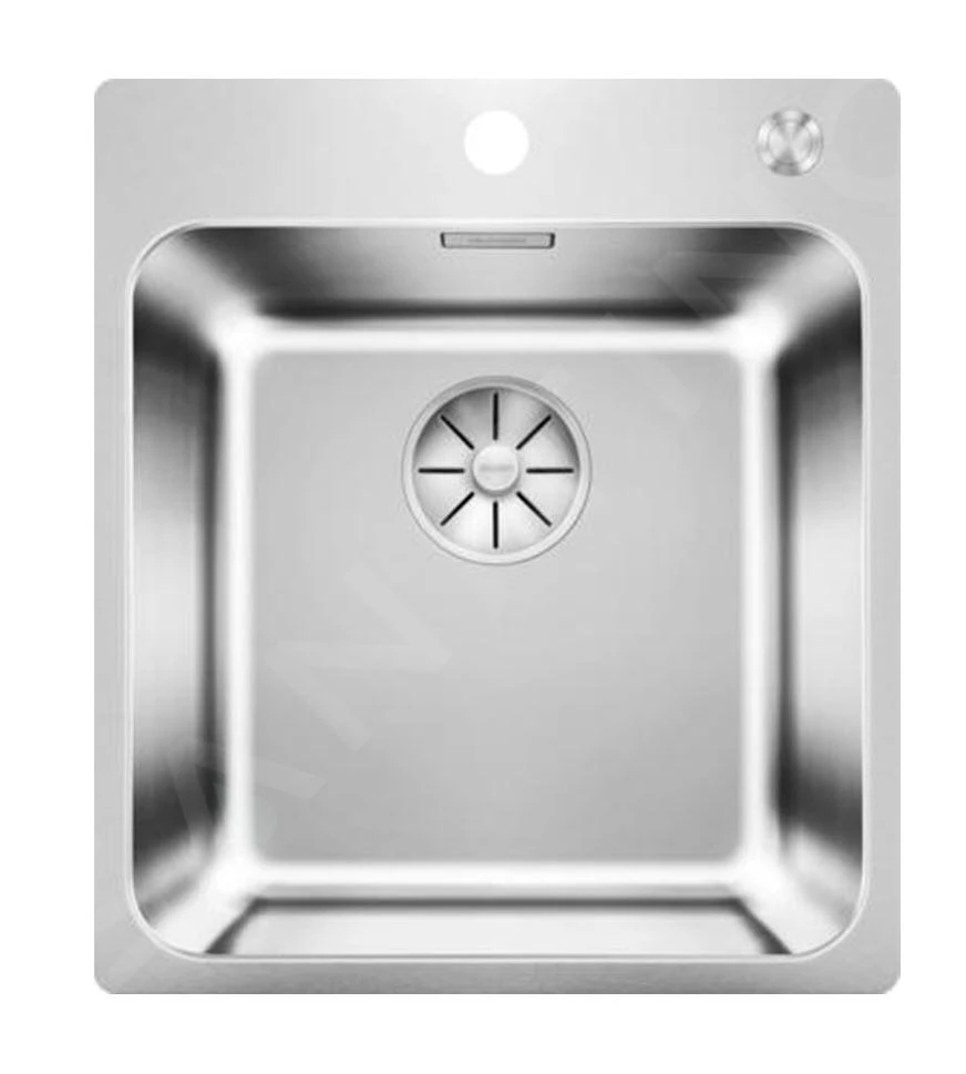 Blanco Solis 400 - Évier 440x500 Mm Avec Commande Excentrique PushControl, Inox Brossé 526119 3 Blanco Solis 400 - Évier 440x500 Mm Avec Commande Excentrique PushControl, Inox Brossé 526119