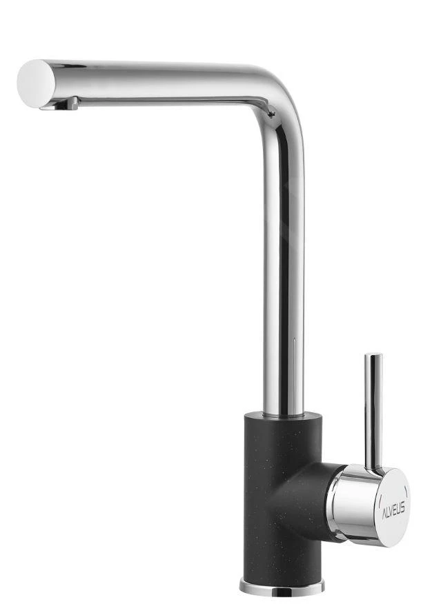 Alveus Selma - Mitigeur D'évier, Carbone / Inox 1129043 3 Alveus Selma - Mitigeur D'évier, Carbone / Inox 1129043