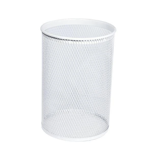 Sanela Paniers Métalliques - Poubelle, 13 L, Blanche SLZN 96A