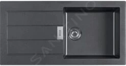 Franke Colonnes - Ensemble De Cuisine T108, évier En Tectonite S2D 611-100 Et Mitigeur FP 9000.31, Noir / Chrome 143.0675.739 -Cuisine Articles Magasin 46f230b46bc3190a2aac4a12