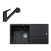 Franke Colonnes - Ensemble De Cuisine G138, évier En Fragranit BFG 611 Et Mitigeur FC 9547.424, Onyx 114.0510.594 -Cuisine Articles Magasin 48f76981243ae30cac17a5b2