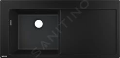Hansgrohe Éviers - Evier Encastré Granit S5110-F45, Graphite Noir 43330170
