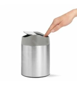 Simplehuman Poubelles - Mini Poubelle De Table, 1,5 L, Inox Brossé CW2084 -Cuisine Articles Magasin 495c195bcdca5ea0a00ab56a