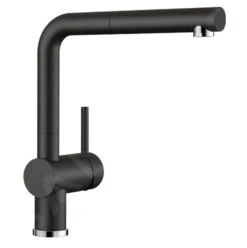 Blanco Linus S - Mitigeur D&apos;évier Avec Bec Extractible, Noir 526148
