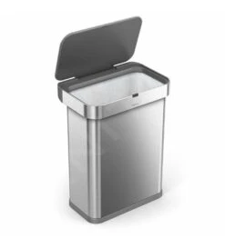 Simplehuman Poubelles - Poubelle Sans Contact Avec Commande De Voix Et De Mouvement, 58 L, Inox Brossé ST2031 -Cuisine Articles Magasin 4fd320c068e9ebcc27b3e62b