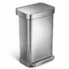 Simplehuman Poubelles - Poubelle Avec Poche Pour Sacs, 45 L, Inox Brossé CW2024 -Cuisine Articles Magasin 4ff9bf8bffbad47beb50a3a1
