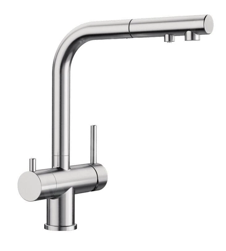 Blanco Fontas S II - Robinetterie D’évier Avec Douchette Extractible Et Fonction Filtrante, Inox 525199 3 Blanco Fontas S II - Robinetterie D’évier Avec Douchette Extractible Et Fonction Filtrante, Inox 525199
