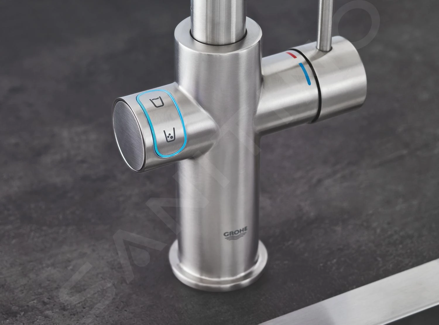 Grohe Blue Home - Mitigeur D’évier, Avec Unité Réfrigérante Et Filtration, Supersteel 31455DC1 6 Grohe Blue Home - Mitigeur D’évier, Avec Unité Réfrigérante Et Filtration, Supersteel 31455DC1 – Image 4