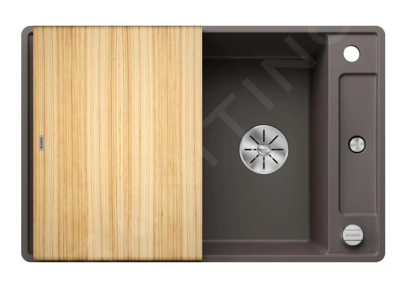 Blanco Axia III 45 - Évier En Silgranit 770x500 Mm, Avec Accessoires, InFino, Gris 527221 5 Blanco Axia III 45 - Évier En Silgranit 770x500 Mm, Avec Accessoires, InFino, Gris 527221 – Image 3