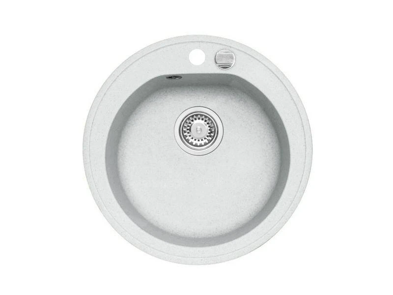 Alveus Niagara - Évier En Granit, Diamètre 510 Mm, Avec Commande De Vidage, Arctique 1100884 3 Alveus Niagara - Évier En Granit, Diamètre 510 Mm, Avec Commande De Vidage, Arctique 1100884