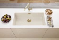 Blanco Accessoires - Garniture De Vidage C-overflow, Pour évier Double, Doré 203477 -Cuisine Articles Magasin 55bd20c0a5ff3a308c481840