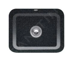 Villeroy & Boch Cisterna 60C - Évier En Céramique 55x44 Cm, CeramicPlus, Chromite 670601J0