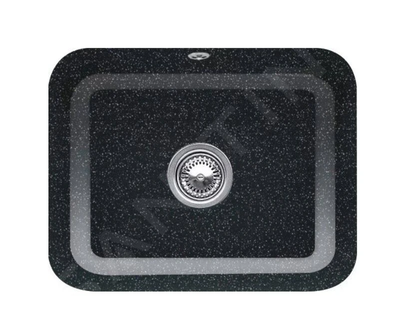 Villeroy & Boch Cisterna 60C - Évier En Céramique 55x44 Cm, CeramicPlus, Chromite 670601J0 3 Villeroy & Boch Cisterna 60C - Évier En Céramique 55x44 Cm, CeramicPlus, Chromite 670601J0