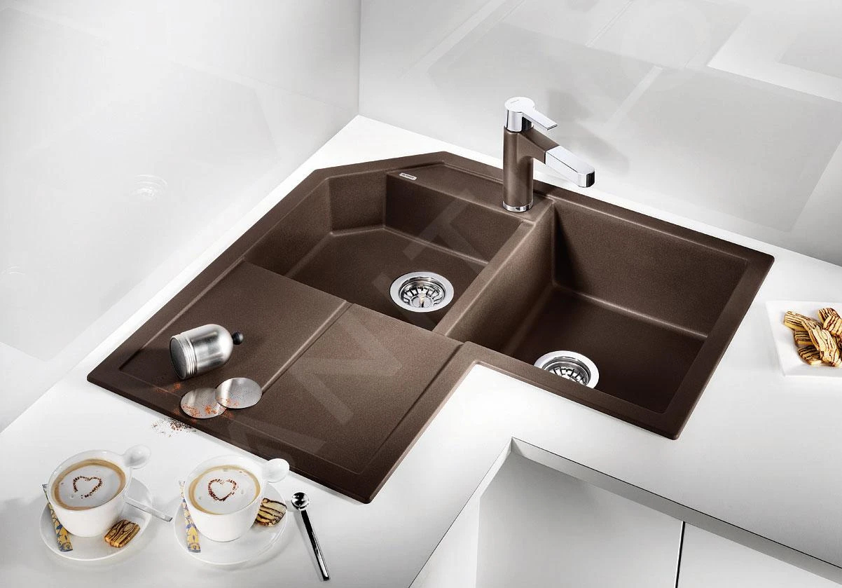 Blanco Metra 9 - Évier En Silgranit, 830x830 Mm, Noir 525938 5 Blanco Metra 9 - Évier En Silgranit, 830x830 Mm, Noir 525938 – Image 3