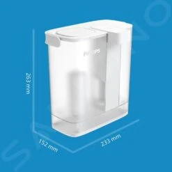 Philips Filtration - Conteneur à Filtre, Volume 3 L, Micro X-Clean, Blanc AWP2980WH/58 -Cuisine Articles Magasin 594386855e0e9d0754f9f268