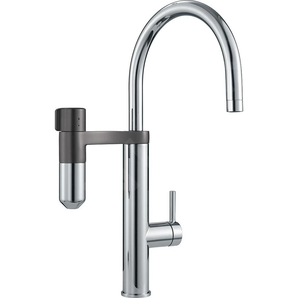 Franke Mitigeurs Filtrants - Vital Tap Mitigeur D’évier Avec Filtration D’eau Intégrée, Chrome/gun Metal 120.0621.229 3 Franke Mitigeurs Filtrants - Vital Tap Mitigeur D’évier Avec Filtration D’eau Intégrée, Chrome/gun Metal 120.0621.229