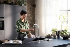 Hansgrohe Aqittura M91 - Mitigeur D&apos;évier Avec Bec Extractible, SodaSystem, SBox, Chrome 76806000 -Cuisine Articles Magasin 5ae19349afbe98d401c8d160
