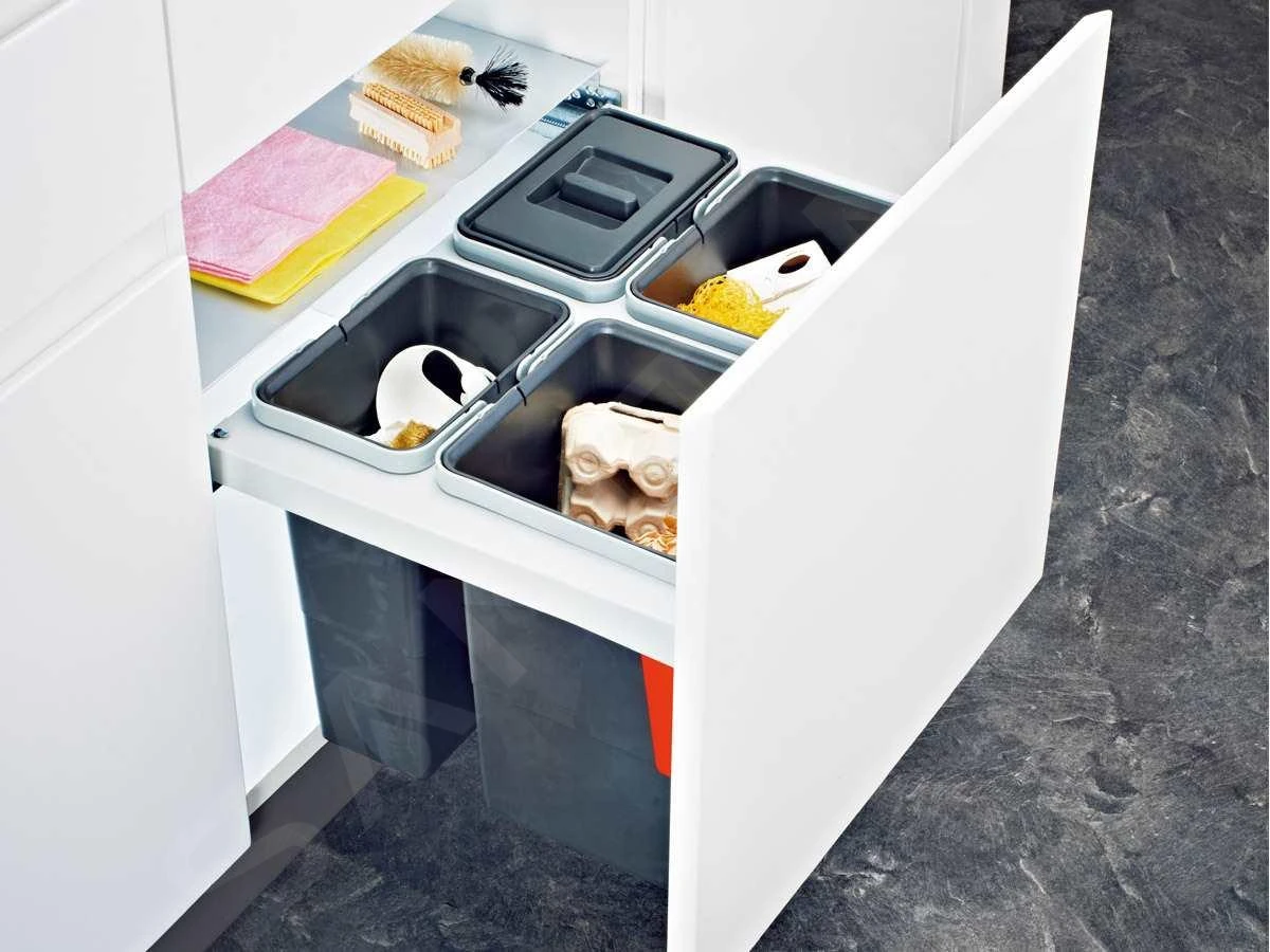 Franke Poubelle Tri Sélectif - Poubelle Encastrée Garbo 60-4 121.0200.676 5 Franke Poubelle Tri Sélectif - Poubelle Encastrée Garbo 60-4 121.0200.676 – Image 3
