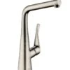 Hansgrohe Metris New - Mitigeur D’évier 320 Avec Douchette Extractible, Aspect Inox 14821800