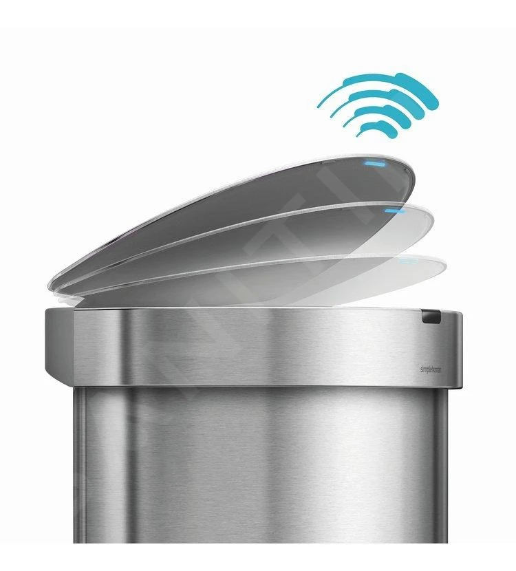 Simplehuman Poubelles - Poubelle Sans Contact Avec Commande De Mouvement , 45 L, Inox Brossé ST2009 12 Simplehuman Poubelles - Poubelle Sans Contact Avec Commande De Mouvement , 45 L, Inox Brossé ST2009 – Image 10