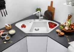Blanco Delta II - Évier En Silgranit 1057x575 Mm, Avec Commande De Vidage Et Accessoires, InFino, Blanc 523660 -Cuisine Articles Magasin 6125bb89de6a17f2697fd507