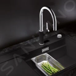 Blanco Carena S - Mitigeur D&apos;évier Avec Bec Extractible, Anthracite/chrome 521358 -Cuisine Articles Magasin 618e8c721775003ce41684b0