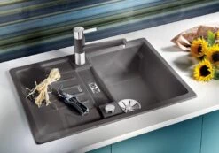 Blanco Lexa 40 - Évier En Silgranit, 680x500 Mm, Avec Commande De Vidage, Anthracite 524880 8 Blanco Lexa 40 - Évier En Silgranit, 680x500 Mm, Avec Commande De Vidage, Anthracite 524880 -Cuisine Articles Magasin 6235f1891f4abb7e5cfefbe0