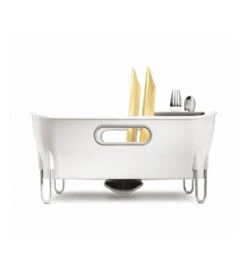 Simplehuman Accessoires De Cuisine - Égouttoir 370x326x172 Mm, Blanc KT1104 -Cuisine Articles Magasin 6388cfaf50edc9b9fc95f8ac