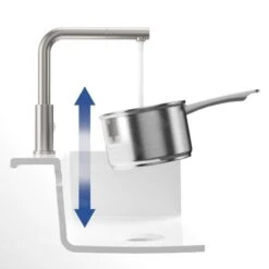 Villeroy & Boch Steel Shower - Mitigeur D&apos;évier Avec Bec Extractible, Inox 969701LC -Cuisine Articles Magasin 64657e0366dbf2a9fa74b5c3