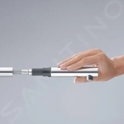 Kludi L-ine S - Mitigeur D’évier Avec Douchette Extractible, Chrome/blanc Mat 408519375 -Cuisine Articles Magasin 64bb1c92bd237290b1a69f61