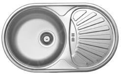 Novaservis Éviers - Évier, 440x740 Mm Avec Trop-plein, Inox DR44/74