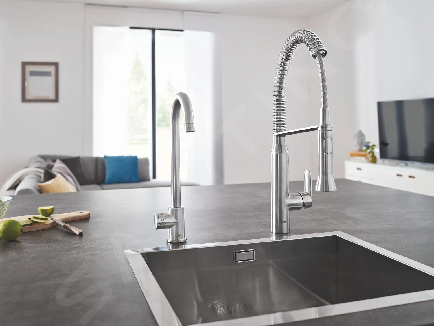 Grohe Blue Home - Mitigeur D’évier Mono Connected, Avec Unité Réfrigérante Et Filtration, Supersteel 31498DC1 7 Grohe Blue Home - Mitigeur D’évier Mono Connected, Avec Unité Réfrigérante Et Filtration, Supersteel 31498DC1 – Image 5